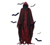 Generisch Cape à capuche pour Halloween, mystérieuse horreur, réutilisable | Accessoires de cosplay effrayants adaptés pour les danses à thème et les activités de jeu de rôle