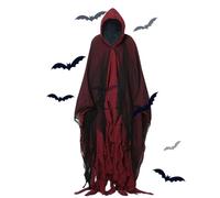 Generisch Cape d'Halloween avec capuche - Unisexe - Pour adulte - Cape effrayante avec capuche - Accessoire de costume - Cape de transformation pour fête d'Halloween, représentations théâtrales et jeu