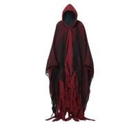 Generisch Cape d'Halloween pour homme - Cape à capuche unisexe - Accessoire de costume - Cape de transformation pour fête d'Halloween, spectacle théâtre et jeu de rôle