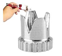 Generisch Capuchons d'aiguille pour aérographe - Pointe de buse de pulvérisation pour Outils d'aérographe - Accessoires pour Peintres et Remplacement du Capuchon d'aiguille pour Une Meilleure