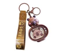 Generisch Capybara Porte-clés - Capybara Porte-clés mignon pour clés de voiture, lumière LED en forme de télévision, décoration pour fille, sac à dos, sac à main, sac de sport, Fondre, Siehe