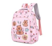 Generisch Capybara Sac à dos avec grande capacité, sac à dos pour étudiant | Ensemble sac à dos d'école avec trousse à crayons et déjeuner, carnet de voyage pour filles, , voyage quotidien