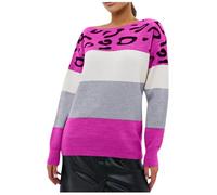 Generisch Cardigan Noël Femme Bloc de Couleur pour Femme Pull Décontracté à Manches Longues Pull Couche Élégant Pull Femme Pull Hiver Chaud Col Roulé, RD2, M