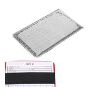 Generisch Carnet de golf - Protocole en cuir synthétique avec 2 cartes de score, carnet de notes de club, gadget pour les sports de plein air pour améliorer votre stratégie et progresser en toute