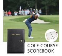 Generisch Carnet de scores de golf - Journal de golf et carte de score compact - Accessoire de sport pour tournois de golf et entraînement en déplacement