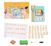 Generisch Carnet de traçage de l'alphabet, carnet de traçage fin, 24 x 15 cm, livre d'écriture éducatif pour , outil d'écriture effaçable pour améliorer le contrôle du stylo, 3 à 6 ans