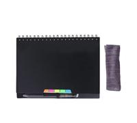 Generisch Carnet intelligent réutilisable - Carnet connecté numériquement respectueux de l'environnement - Planificateur et bloc-notes réutilisables - Papier minéral imperméable - Effaçable