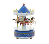 Generisch Carosello Carillon in Legno - Kit Carillon Rotante Con Musicali | Giocattolo Melodico per Addormentarsi | Decorazione Torta Compleanno Cameretta Bambini Regalo