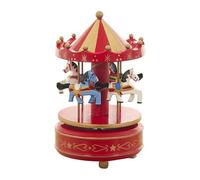 Generisch Carosello Carillon in Legno - Kit Carillon Rotante Con Musicali | Giocattolo Melodico per Addormentarsi | Decorazione Torta Compleanno Cameretta Bambini Regalo