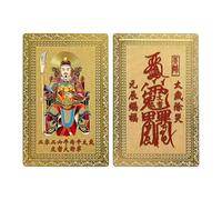 Generisch Carte de bonheur Tai Sui du Nouvel An chinois, objet de collection en cuivre comme samulette de bénédiction et carte de bonheur Tai Sui, pour la famille, les amis, les femmes, les hommes, le