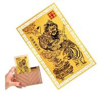Generisch Carte de dieu 2026 - Décoration de collection en de cuivre doré - Pour énergie positive, pour et pour le libre
