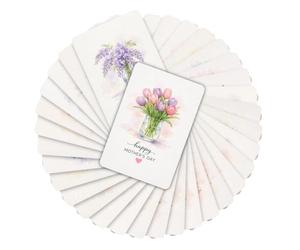 Generisch Carte de fête des mères - aquarelle Pattërn - Note de vœux