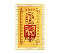 Generisch Carte de richesse chinoise de Dieu - Grand pendentif en alliage de cuivre de 8,6 cm - Décoration de bonheur - Symbole de cadeau de bonne chance pour hommes, femmes, adolescents