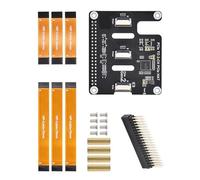 Generisch Carte d'extension PCIe 2 canaux avec connecteur 16 broches | PCIe HAT 2 canaux avec développement de projet polyvalent pour les éducateurs et les expérimentateurs pour laboratoires et