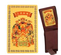 Generisch Carte dorée du dieu de la richesse, carte du dieu de la richesse