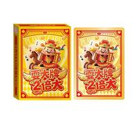 Generisch Cartes à jouer pour le Nouvel An - Accessoires de fête Année du Cheval, Jeux de Poker Vacances - Pour Touristes, Voyageurs, Magiciens, Fêtes de Famille Fêtes, Camping Bars Clubs