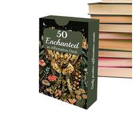 Generisch Cartes d'affirmation pour femme - 50 feuilles de cartes de motivation pour prendre soin de soi - Kit d'encouragement - Cadeau d'anniversaire et de Noël comme motivation pour