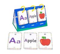Generisch Cartes d'apprentissage des Lettres - Cartes Flash de vocabulaire - Carte de Jeu de Mots - Jouet éducatif Portable pour l'éducation des, Les activités de Maternelle