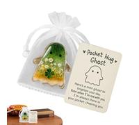 Generisch Cartes de poche d'Halloween - Cartes de motivation mignonnes pour Halloween - Compagnon de voyage motivant pour adultes et