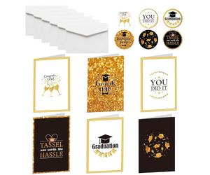 Generisch Cartes de remise de diplôme - Carte de félicitations avec salutations pour les obligations de remise de diplôme et les célébrations - Carte de remise de diplôme pour lui - Pour fêtes et