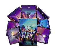 Generisch Cartes de tarot pour débutants | Classiques, esthétiques et portables, jeu de cartes de tarot pour la soirée familiale - Pour hommes, filles, adolescents, époux, mari, fils, fille