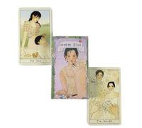 Generisch Cartes de tarot pour débutants, relations entre couples et amour, jeu de cartes portable pour la méditation, la divination et la découverte spirituelle pour les femmes et les hommes