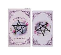 Generisch Cartes Oracle en anglais, jeu d'apprentissage du tarot, planche Oracle avec 20 pièces, compagnon de cartes avec accessoires de jeu de société, accessoires spirituels, collection de cartes