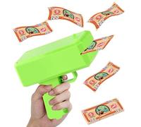 Generisch Cash Spray Cash - Rain Toy Shooter | Machine à billets | 14,9 x 2,36 x 12,9 cm, ABS + composants électroniques Cannon à trésorerie portable, jouet de pluie, jouet, aspect réel