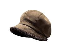 Generisch Casquette avec cache-oreilles et femmes, avec doublure douce et chaude, bonnet en tricot, chaussettes de ski, bonnet de manchette chaud pour l'extérieur, CO1, taille unique