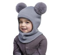 Generisch Casquette de baseball Chapeau de soleil Chapeau de cowboy Chapeau Western Chapeaux chauds Filles Garçons avec Capuche Hiver Écharpe Enfant Chapeau Chapeau Écharpe Tricoter Bébé Soins, Gy1