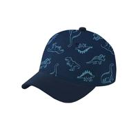 Generisch Casquette de baseball dinosaure pour bébé et enfant - Protection solaire réglable - Pour garçons et filles au quotidien, Marine, 4-8 ans