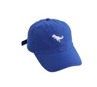 Generisch Casquette de baseball dinosaure pour tout-petits | Chapeau de soleil réglable UPF 50+ pour jouer en plein air au printemps/pantalon de pluie 128, bleu, 2-8 ans