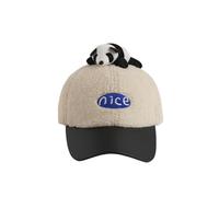 Generisch Casquette de baseball douce pour enfant avec motif panda mignon, chapeau de soleil unisexe pour tout-petits, idéal pour jouer en plein air et pour la vie quotidienne, Blanc., 3-8 ans