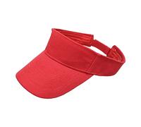 Generisch Casquette de baseball masculine-féminine réglable Soild Hommes Femmes Baseball Unisexe Chapeau Tennis Chapeau de Soleil Lessive Casquettes Laine, rouge, taille unique