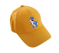 Generisch Casquette de baseball pour enfants, chapeau de soleil d'été pour garçons et filles, tout-petit, réglable, broderie dinosaure, chapeau de sport de plein air décontracté, bonnet d'hiver fille
