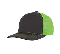 Generisch Casquette de baseball unisexe en maille filet - Casquette à visière réglable - Pour homme - Noir, vert, taille unique