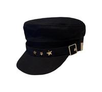Generisch Casquette de chauffeur à paillettes pour hommes et femmes, chapeau de limousine pour costume de limousine ou de chauffeur de taxi, chapeau de marin classique, chapeau élégant pour femme