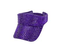 Generisch Casquette enfant bleu bling strass chapeau de sport casquette d'été réglable casquette visière unisexe plaquette type Wicke casquettes, PP1., taille unique