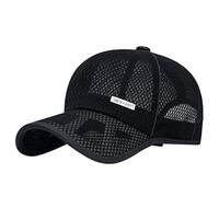 Generisch Casquettes hommes hiver femmes casquettes dos pour hommes femmes casquette de baseball filet réglable casquette reell casquette 5 panneaux, Noir , taille unique