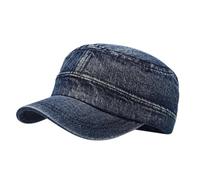 Generisch Casquettes Sous Casque de Vélo Unisexe Casquette de Baseball Style Vintage Distressed Cowboy Style Rétro Extérieur Mode Chapeau pour Hommes et Femmes, Casquette de Travail Élégante Casquette