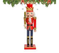 Generisch Casse-noisette de Noël - 30 cm - Jolie figurine de soldat en bois | Casse-noisette - Décoration de table pour la maison, le salon, la chambre à coucher, la table, le bureau