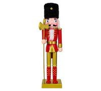 Generisch Casse-noisette de Noël, figurine de collection, décoration | Figurine de casse-noix peintes traditionnelles pour étagère de cuisine, vitrine de fête, plan de travail, plateau de table