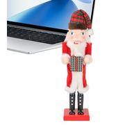 Generisch Casse-noisette - Décoration de Noël - 38 cm - Figurine en bois | Décoration de table festive pour appartement, salon, chambre à coucher, bureau, bibliothèque, table à manger, couloir