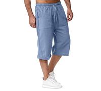 Generisch Catégorie de produit 2026 : pantalon de loisirs pour homme - Couleur unie - Coupe moderne - Accompagnement parfait au quotidien, bleu, XL