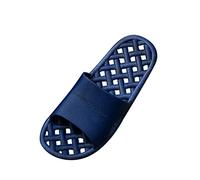 Generisch Catégorie de produit : chaussons pour homme - Chaussons confortables pour le salon pour un profil plat - Confort intérieur - Utilisation pratique dans la salle de bain, Marine, 40 EU