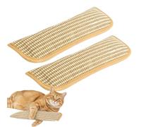 Generisch Catnip Lot de 2 oreillers de baby-foot pour chat d'intérieur, jouet interactif avec tampon à gratter en sisal, jouet durable pour chatons et soulagement de l'anxiété