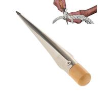 Generisch Caviglia Per Impiombatura In Acciaio & POM - Punteruolo Per Corde Marine | Strumento Per Giunzioni Cime, Drizze E Ormeggi | Attrezzi Manutenzione Barca (Scegli Misura : 17/28/39 cm)