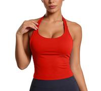 Generisch Ce débardeur léger et respirant avec soutien-gorge intégré et coupe dos nageur sert de excellent camisole pour le yoga, le fitness, la course, le jogging, l'aérobic, les sports de force et