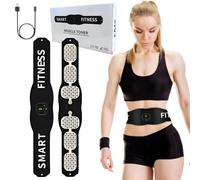 Generisch Ceinture de réduction de la graisse et de la cellulite - Ceinture amincissante de réduction des EMS
