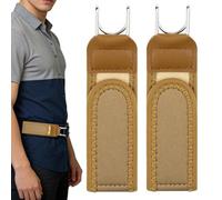 Generisch Ceinture sans boucle, boucle invisible sans boucle, marron, Siehe Beschreibung